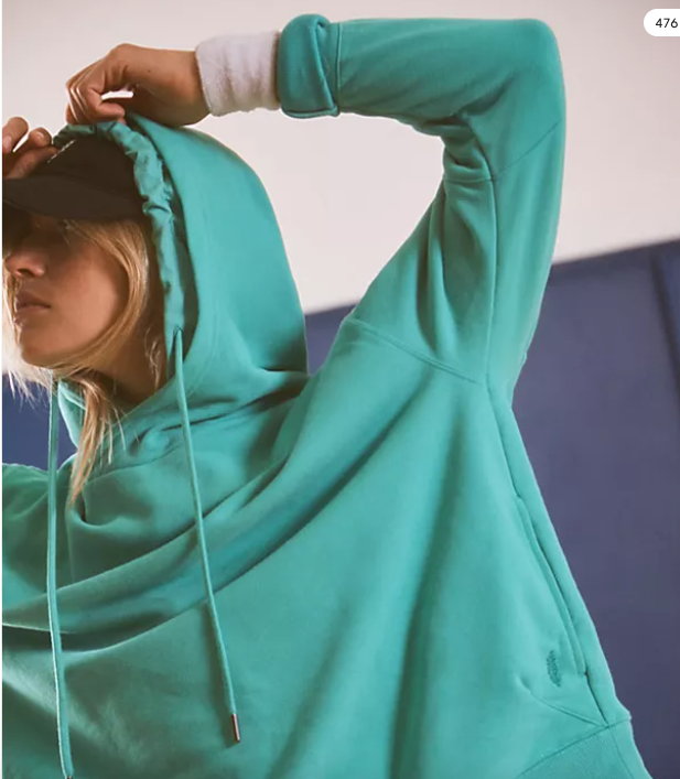 Free People - Double Overtime Hoodie Sport Green