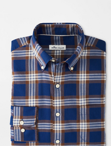 Peter Millar - M's Orren Summer Soft Cotton Sport Shirt Atlantic Blue