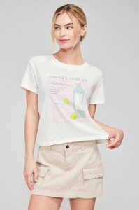 Wild Fox - Gin Gimlet Charlie Tee - Clean White