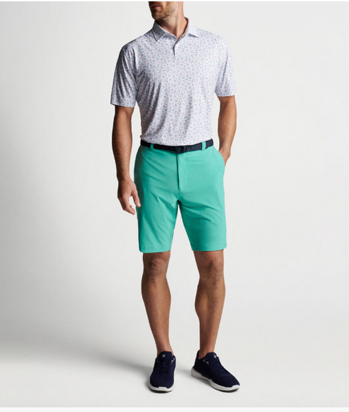 Peter Millar - M's Featherweight Sangria Season Polo White