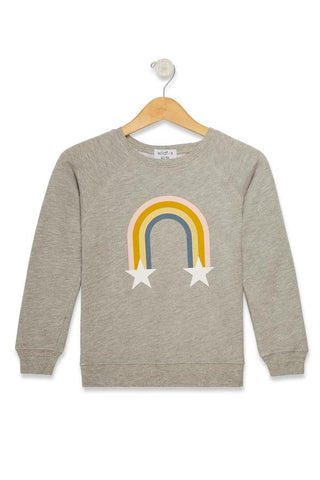 Wildfox Kids - Littlefox Rainbow Stars Sommers Sweater Heather