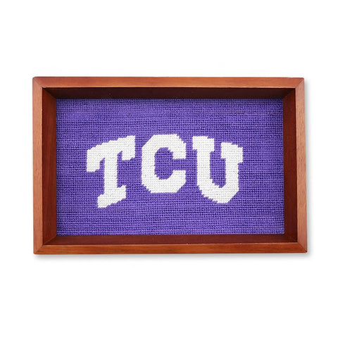 Smathers & Branson - Texas Christian University Valet Tray Purple