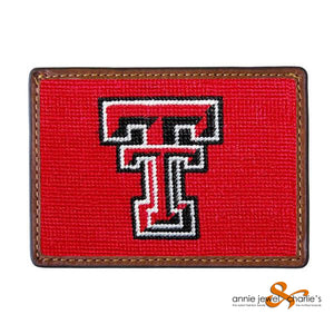 Smathers & Branson - Texas Tech Needlepoint Card Wallet