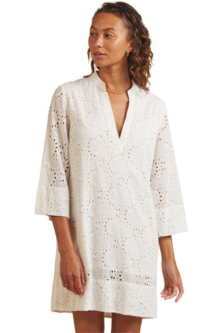 Trovata - Lucca Shift Dress White Eyelet