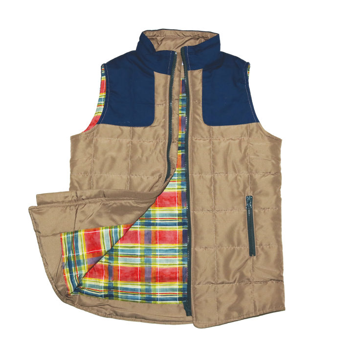 Blue Quail - Boys Khaki Vest