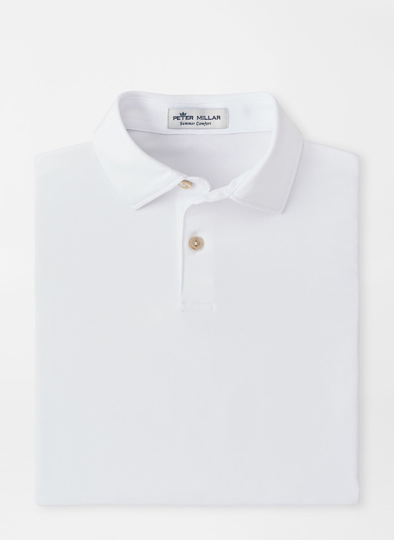 Peter Millar - Youth Solid S/S Performance Jersey White