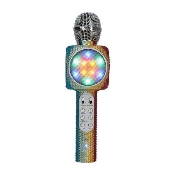 Trend Tech - Sing A Long Rainbow Bling Karaoke Bluetooth Microphone