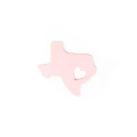 Three Hearts - Texas State Silicone Teether