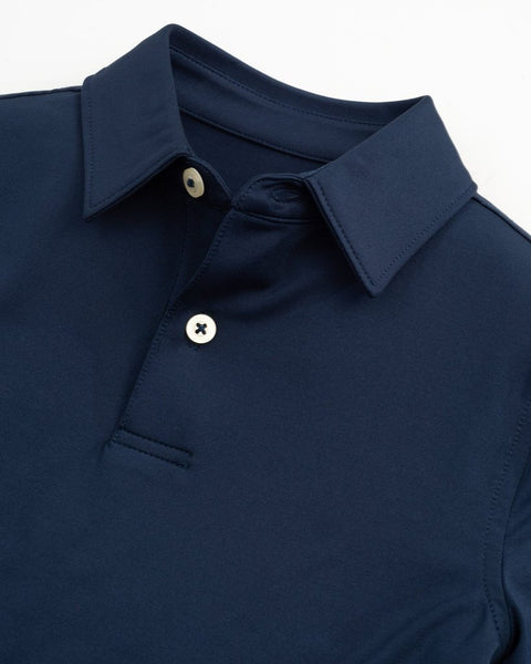 Southern Tide - Youth S/S Driver Performance Polo True Navy
