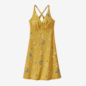 Patagonia - W's Amber Dawn Dress Night Pollinators Spaced: Surfboard Yellow (NSSY)