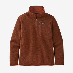 Patagonia - Boys' Better Sweater 1/4 Zip Fleece, Barn Red