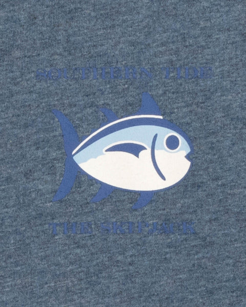 Southern Tide - M's L/S H. Original SJ T-Shirt H. Seven Seas Blue