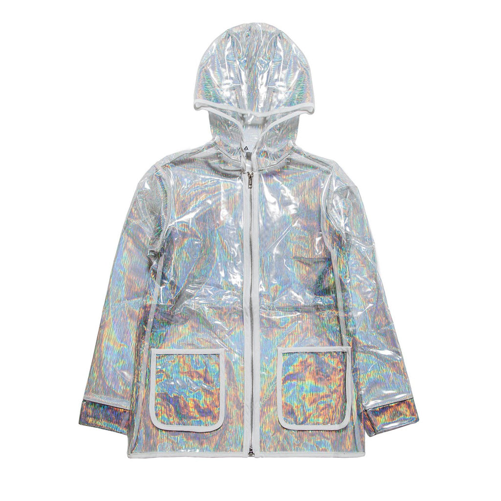 Mia Holographic Clear Raincoat1