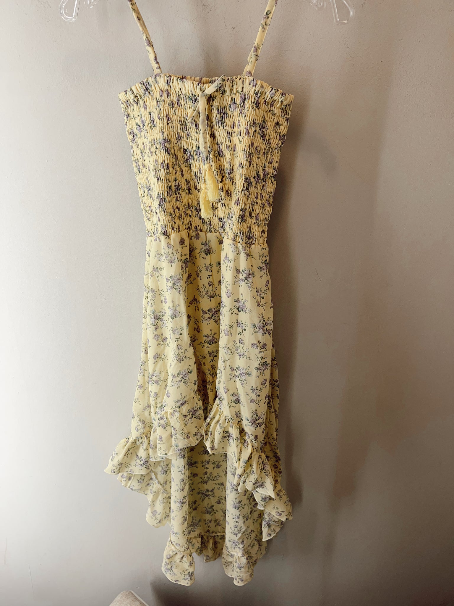 Flowers By Zoe - Tween Yellow Liberty Chiffon Dress