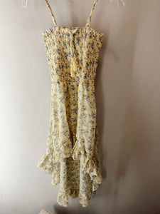Flowers By Zoe - Tween Yellow Liberty Chiffon Dress