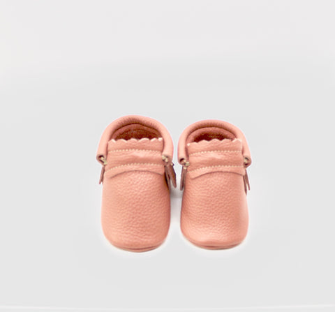 Mishmoccs - Salmon Premium Leather Moccasin