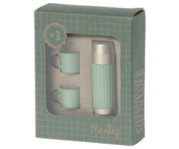 Maileg - Thermos And Cups Mint
