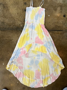 Flowers By Zoe - Dress Yellow Pink Blue Old