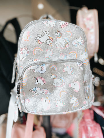 Bari Lynn - Unicorn Glitter Mini Backpack
