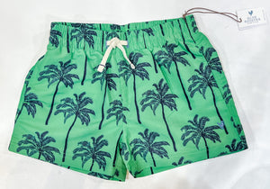 Blue Rooster - Boys Swim Trunk Peppermint Palm Trees