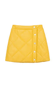 Habitual - Quilted Skirt Mustard