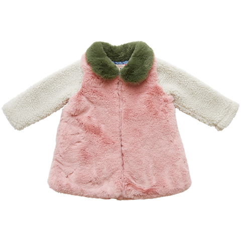 Pink Chicken - Tween Kate Coat Chalk Pink Fur