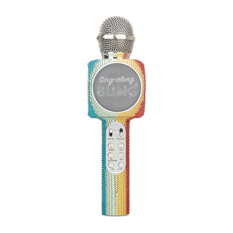 Trend Tech - Sing A Long Rainbow Bling Karaoke Bluetooth Microphone