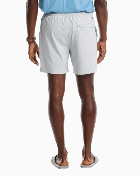Southern Tide - M's 6 inch Rip Channel Short Seagull Grey