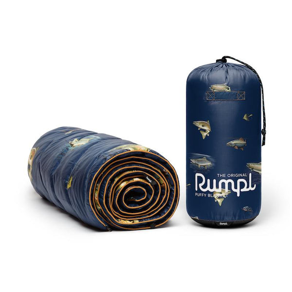 Rumpl - Original Puffy Blanket River Strike  1 person size