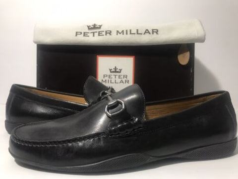 Peter Millar - Mens Leather Bit Loafer Black