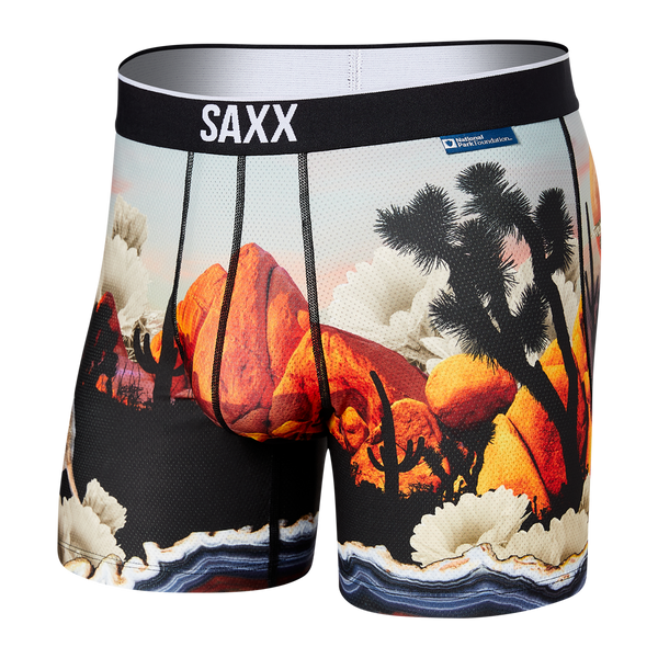 Saxx - Volt Breathable Mesh Boxer Brief Slim Fit Joshua Tree