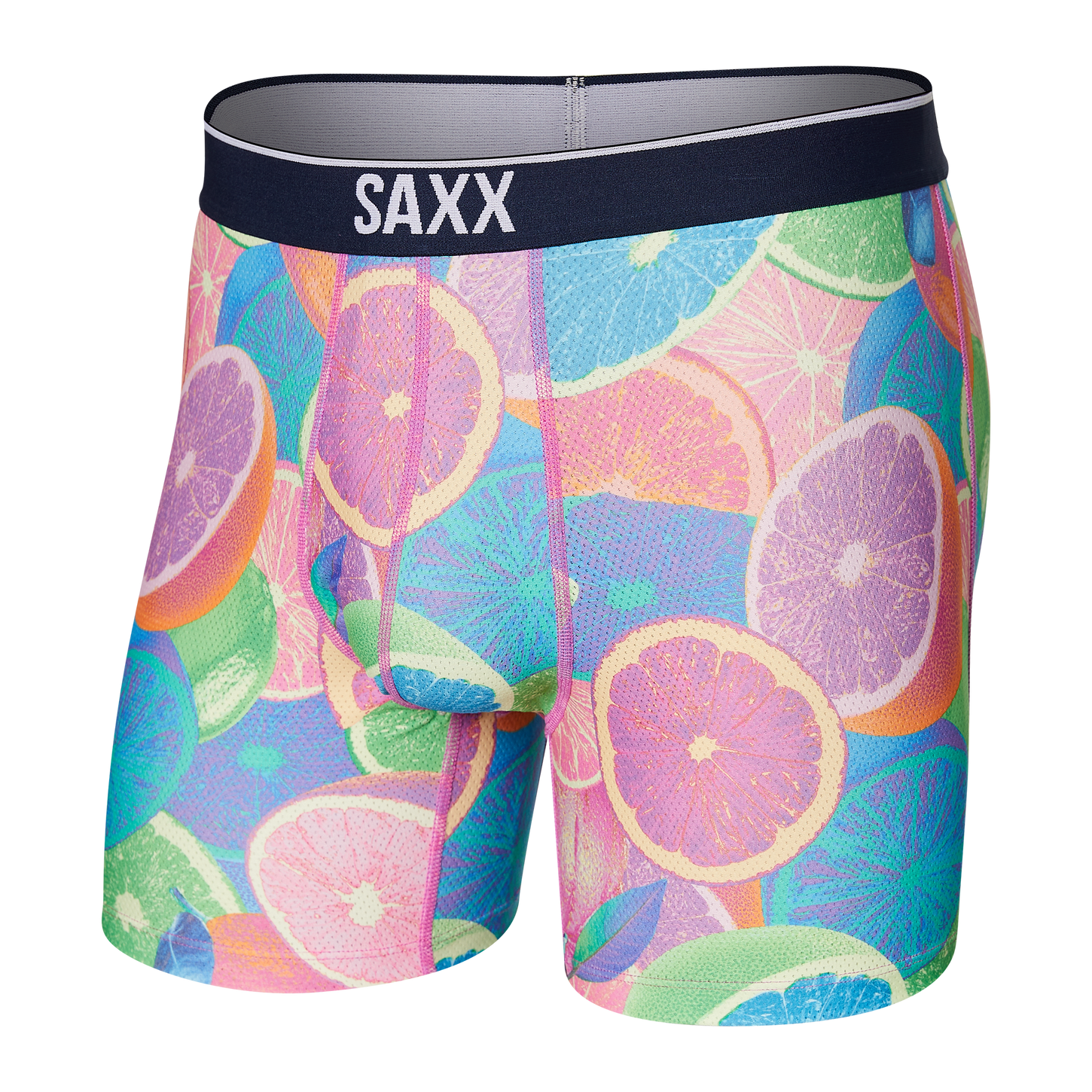 Saxx - Volt Breathable Mesh Boxer Briefs Solar Citrus