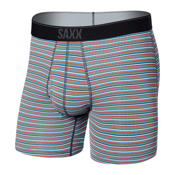 Saxx - Quest Quick Dry Mesh Boxer Brief - Wilderness Stripe Multi