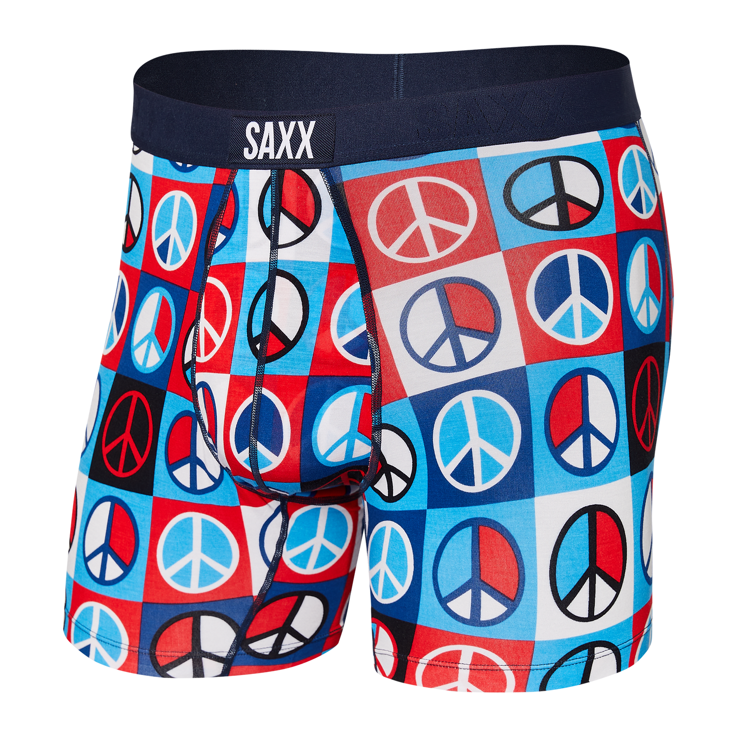 Saxx - Vibe Super Soft Boxer Brief Peace Yall Multi