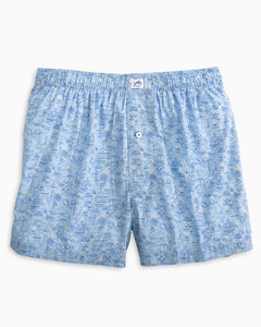 Southern Tide - M's Tailgate Sleep Repeat Boxer Sky Blue
