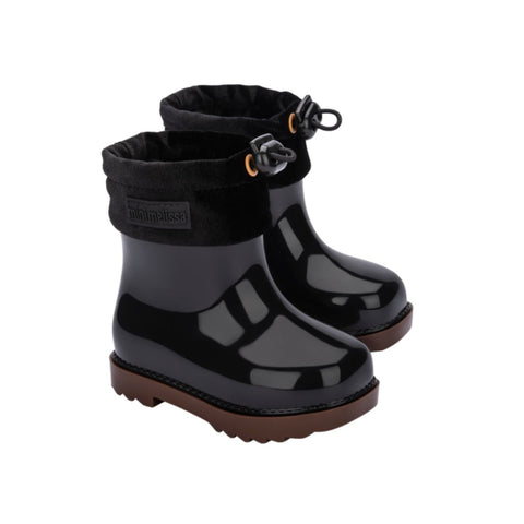 Mini Melissa - Mini Rain Boot 111 Kids Black/ Caramel