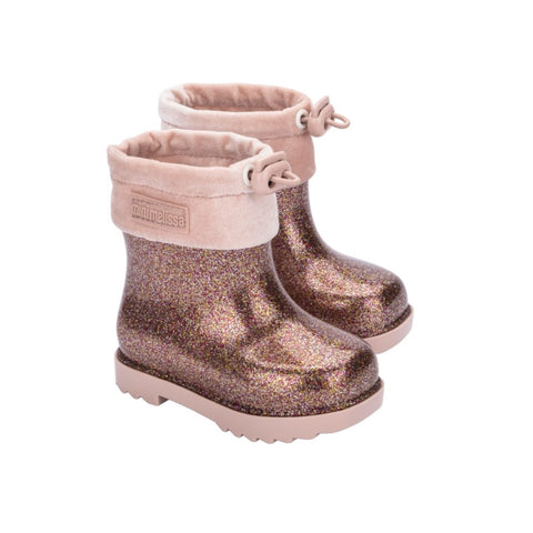 Mini Melissa - Rain Boot 111 BB Pink Glitter