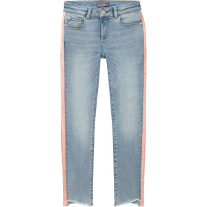 DL 1961 Girls Chloe Skinny Jeans Marina Stripe