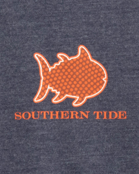 Southern Tide - Youth S/S Basketball Filled SJ Tee True Navy