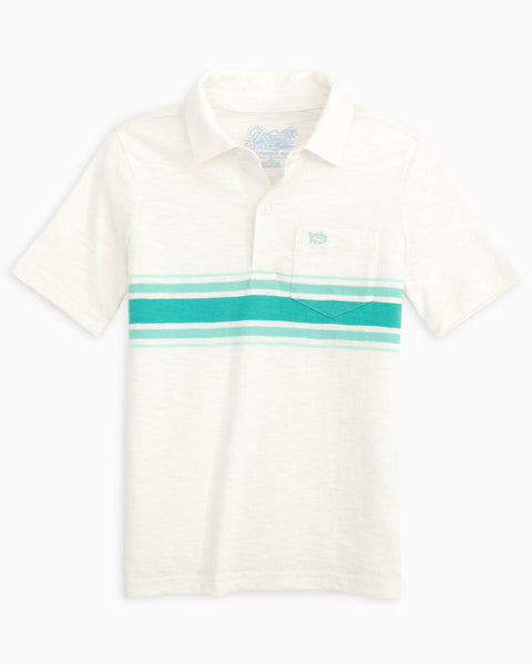 Southern Tide - Youth Mesa Sun Farer Polo Classic White