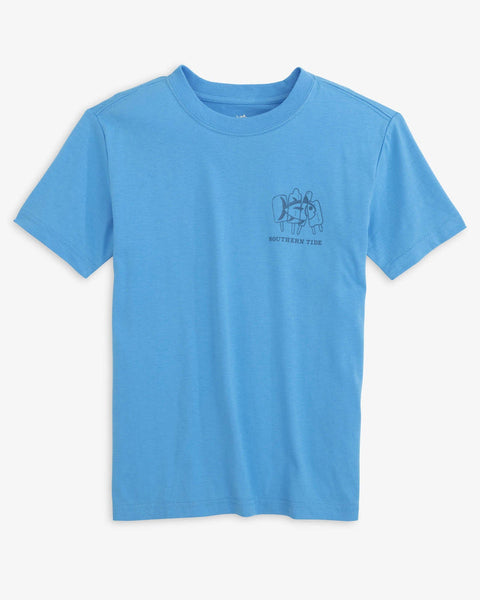 Southern Tide - Youth S/S Popsicle Skipjack Tee Boat Blue